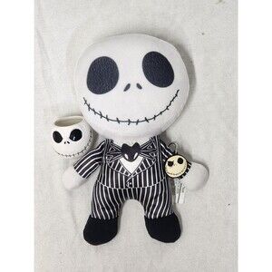DISNEY TIM BURTON'S THE NIGHTMARE BEFORE CHRISTMAS PLUSH W MUG CUP AND KEYCHAIN